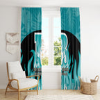 Personalised BBL Brisbane Heat Window Curtain 2nd Champions 2024 New History