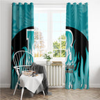 Personalised BBL Brisbane Heat Window Curtain 2nd Champions 2024 New History