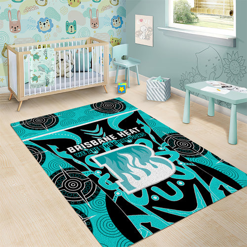 Custom Brisbane Heat Area Rug We Are The Champions Aboriginal Art