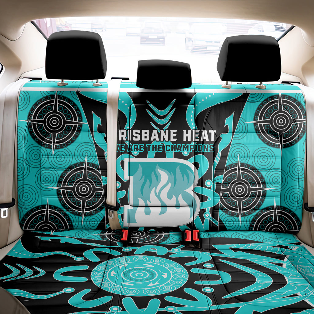 Custom Brisbane Heat Back Car Seat Cover We Are The Champions Aboriginal Art