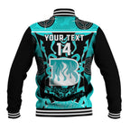 Custom Brisbane Heat Baseball Jacket We Are The Champions Aboriginal Art