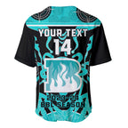 Custom Brisbane Heat Baseball Jersey We Are The Champions Aboriginal Art