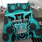 Custom Brisbane Heat Bedding Set We Are The Champions Aboriginal Art
