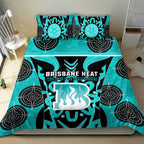 Custom Brisbane Heat Bedding Set We Are The Champions Aboriginal Art