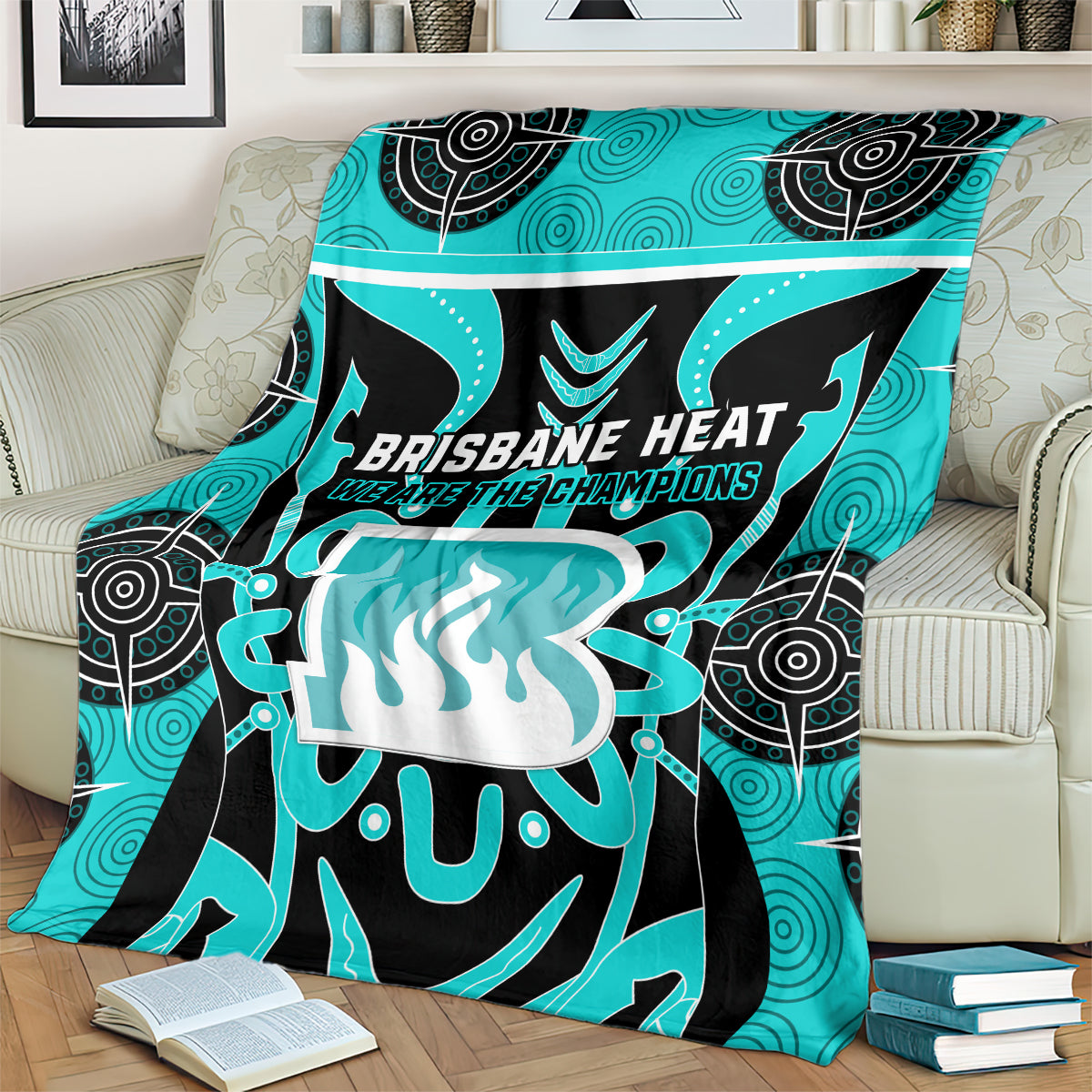 Custom Brisbane Heat Blanket We Are The Champions Aboriginal Art