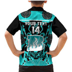 Custom Brisbane Heat Family Matching Mermaid Dress and Hawaiian Shirt We Are The Champions Aboriginal Art