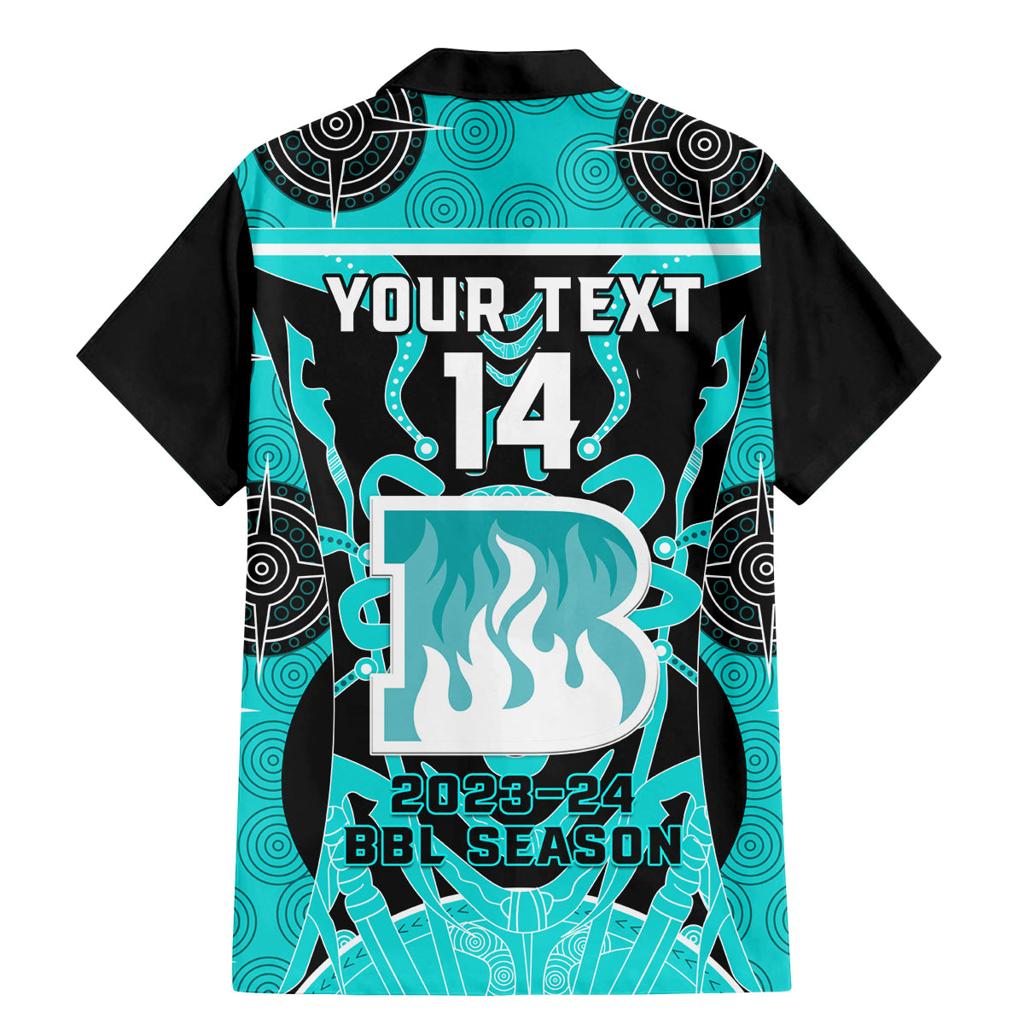Custom Brisbane Heat Family Matching Mermaid Dress and Hawaiian Shirt We Are The Champions Aboriginal Art