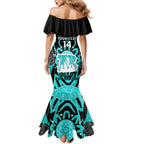 Custom Brisbane Heat Family Matching Mermaid Dress and Hawaiian Shirt We Are The Champions Aboriginal Art
