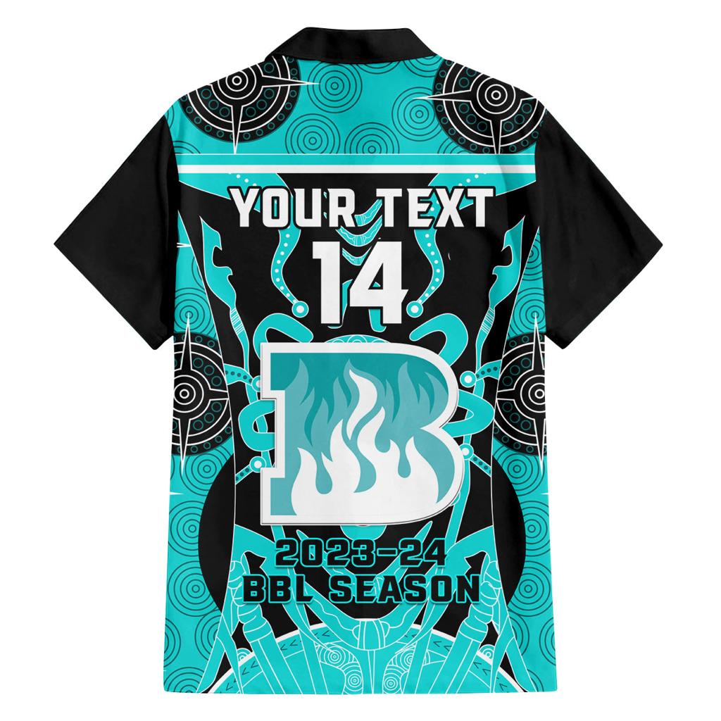 Custom Brisbane Heat Family Matching Puletasi and Hawaiian Shirt We Are The Champions Aboriginal Art