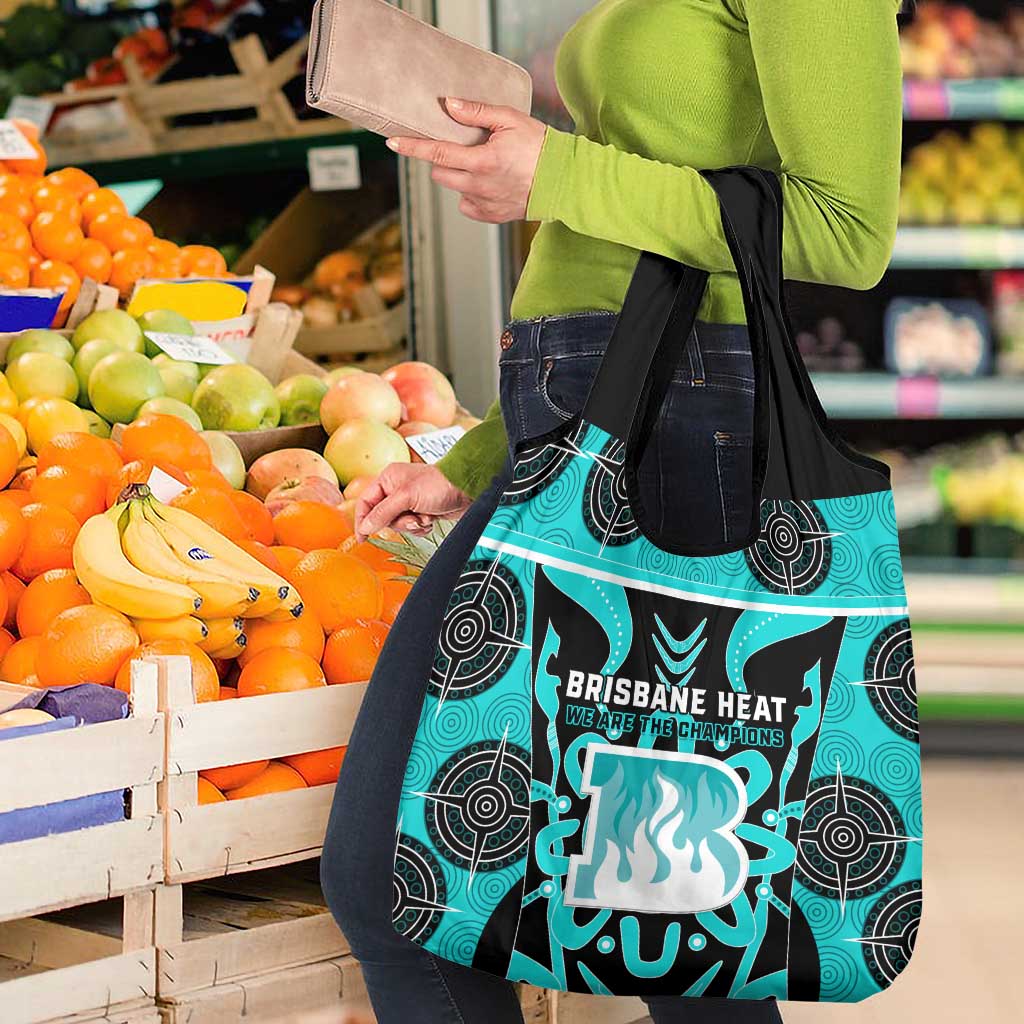 Brisbane Heat Grocery Bag We Are The Champions Aboriginal Art