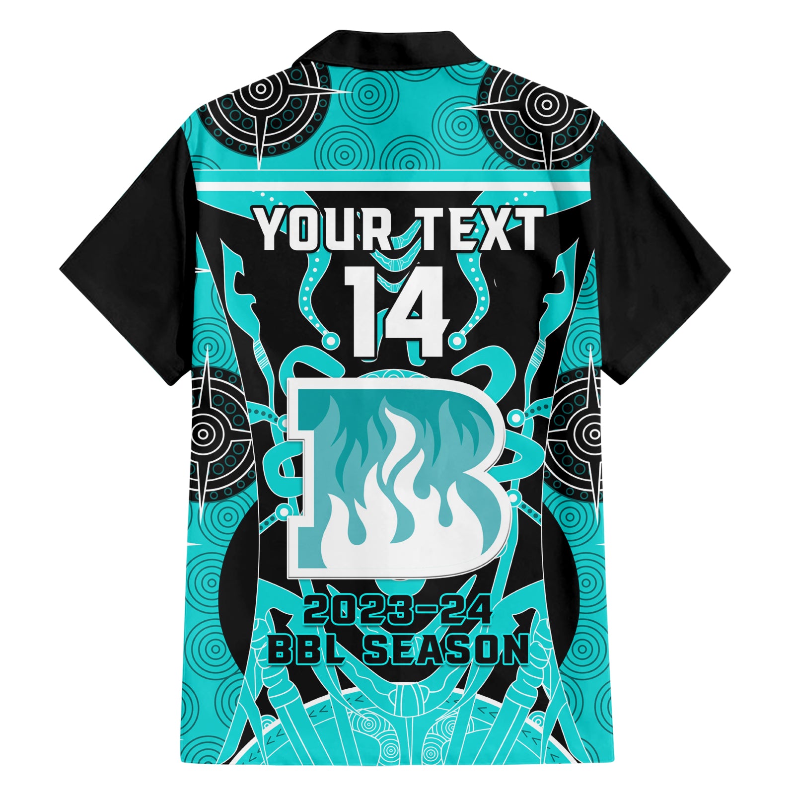 Custom Brisbane Heat Hawaiian Shirt We Are The Champions Aboriginal Art