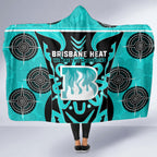Custom Brisbane Heat Hooded Blanket We Are The Champions Aboriginal Art