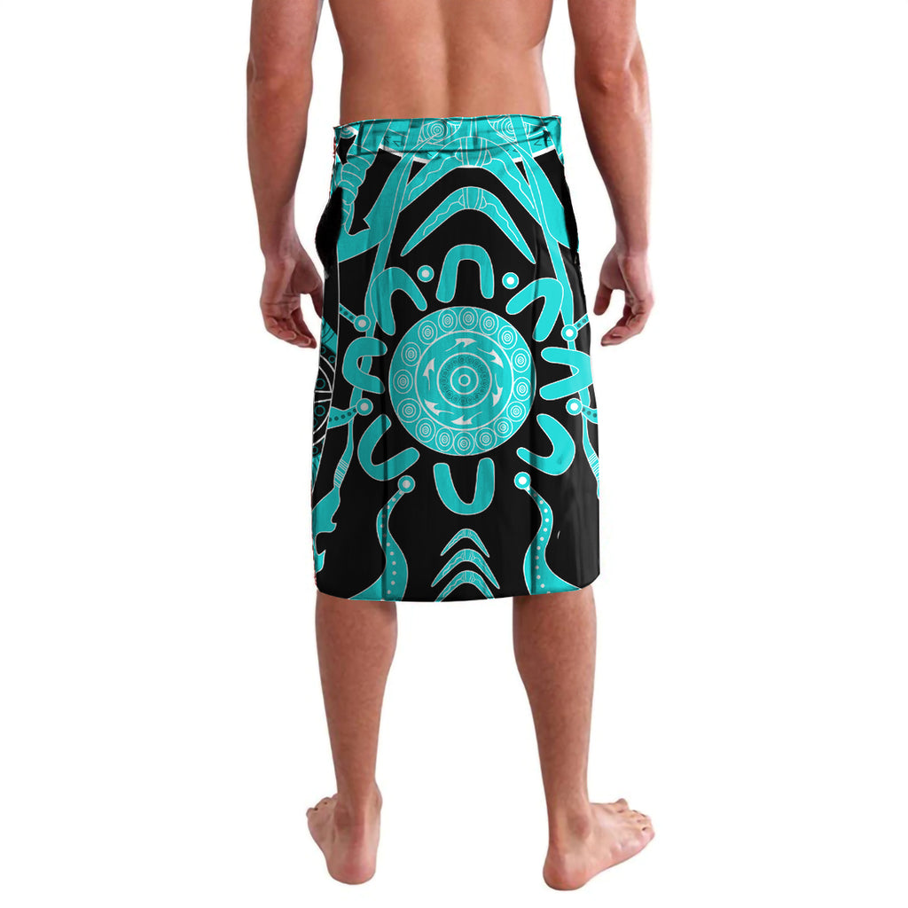 Custom Brisbane Heat Lavalava We Are The Champions Aboriginal Art