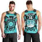 Custom Brisbane Heat Men Tank Top We Are The Champions Aboriginal Art