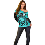 Custom Brisbane Heat Off Shoulder Sweater We Are The Champions Aboriginal Art