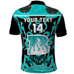 Custom Brisbane Heat Polo Shirt We Are The Champions Aboriginal Art