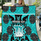 Custom Brisbane Heat Quilt We Are The Champions Aboriginal Art