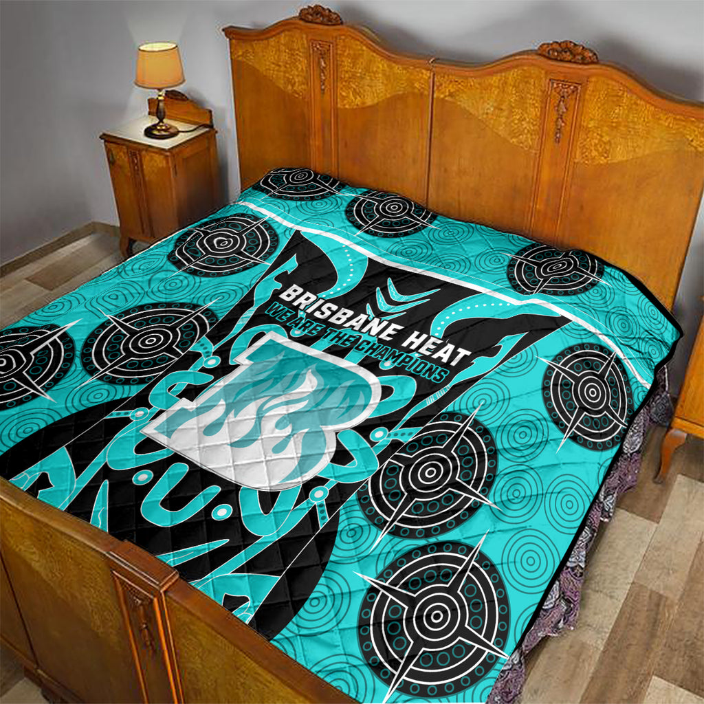 Custom Brisbane Heat Quilt We Are The Champions Aboriginal Art