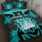 Custom Brisbane Heat Quilt Bed Set We Are The Champions Aboriginal Art