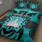 Custom Brisbane Heat Quilt Bed Set We Are The Champions Aboriginal Art