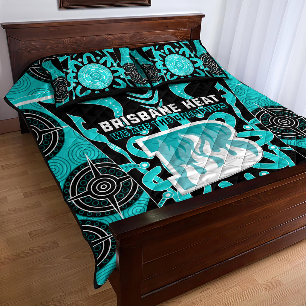 Custom Brisbane Heat Quilt Bed Set We Are The Champions Aboriginal Art