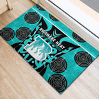 Custom Brisbane Heat Rubber Doormat We Are The Champions Aboriginal Art