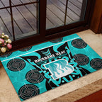 Custom Brisbane Heat Rubber Doormat We Are The Champions Aboriginal Art
