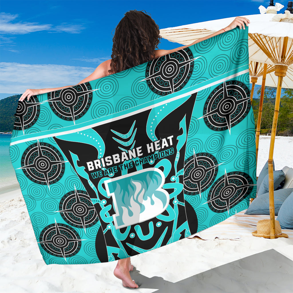 Custom Brisbane Heat Sarong We Are The Champions Aboriginal Art