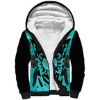 Custom Brisbane Heat Sherpa Hoodie We Are The Champions Aboriginal Art
