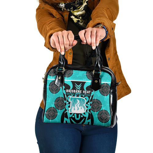 Custom Brisbane Heat Shoulder Handbag We Are The Champions Aboriginal Art