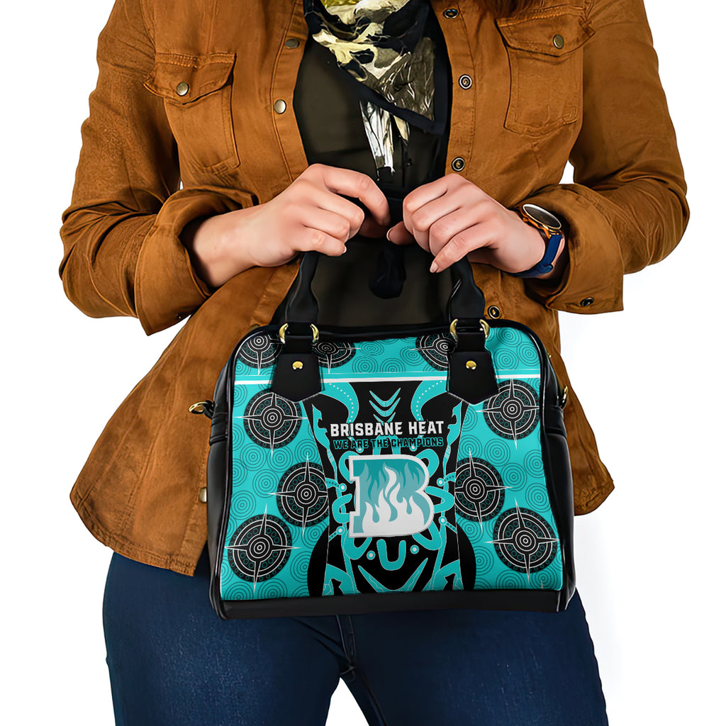 Custom Brisbane Heat Shoulder Handbag We Are The Champions Aboriginal Art