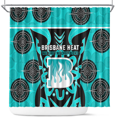 Custom Brisbane Heat Shower Curtain We Are The Champions Aboriginal Art