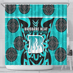 Custom Brisbane Heat Shower Curtain We Are The Champions Aboriginal Art
