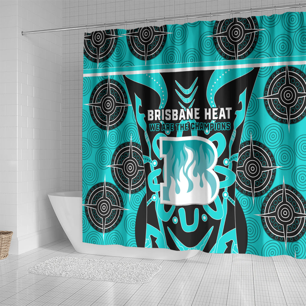 Custom Brisbane Heat Shower Curtain We Are The Champions Aboriginal Art