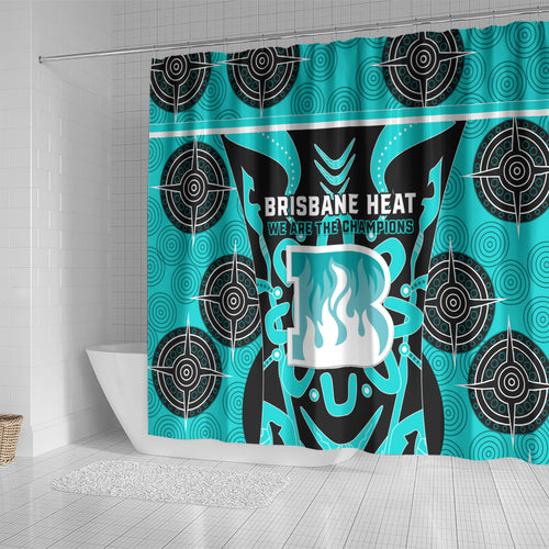 Custom Brisbane Heat Shower Curtain We Are The Champions Aboriginal Art