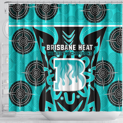 Custom Brisbane Heat Shower Curtain We Are The Champions Aboriginal Art