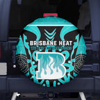 Custom Brisbane Heat Spare Tire Cover We Are The Champions Aboriginal Art
