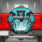 Custom Brisbane Heat Spare Tire Cover We Are The Champions Aboriginal Art