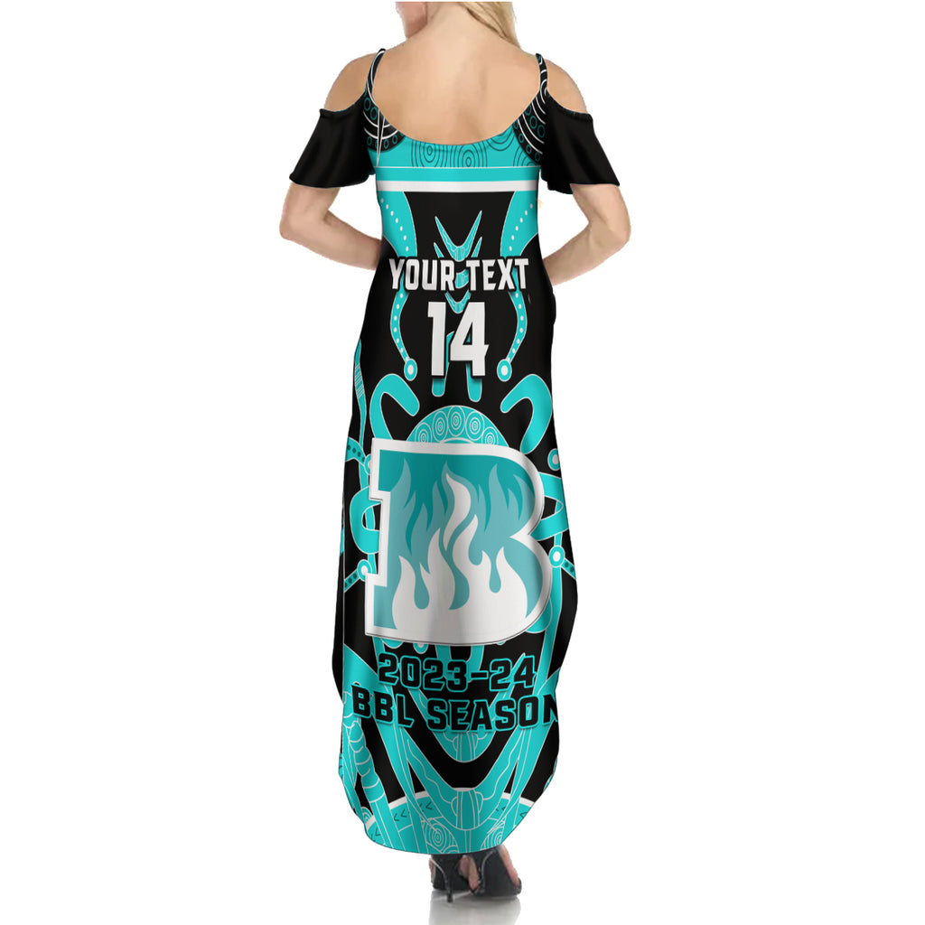 Custom Brisbane Heat Summer Maxi Dress We Are The Champions Aboriginal Art