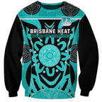 Custom Brisbane Heat Sweatshirt We Are The Champions Aboriginal Art