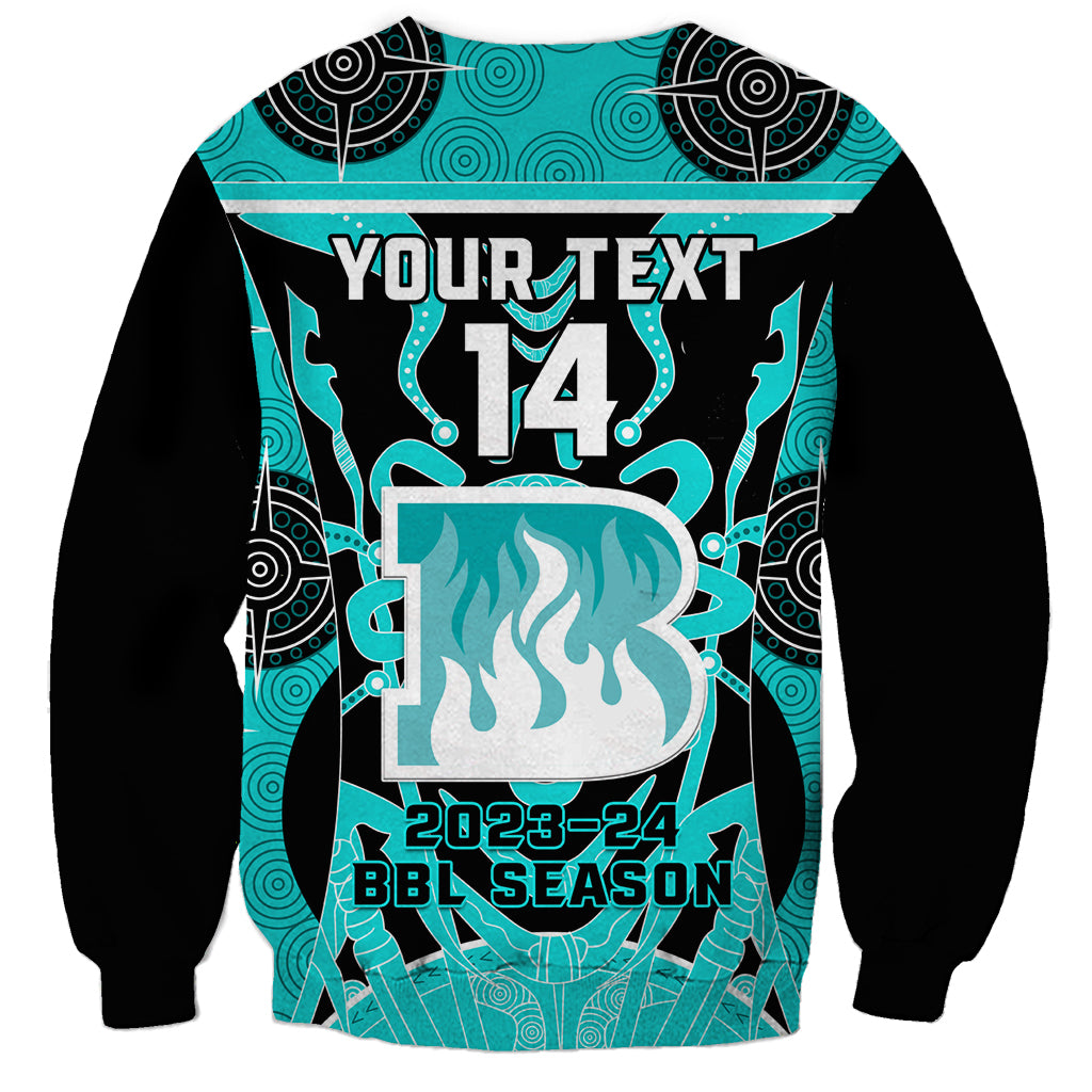 Custom Brisbane Heat Sweatshirt We Are The Champions Aboriginal Art