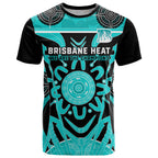 Custom Brisbane Heat T Shirt We Are The Champions Aboriginal Art