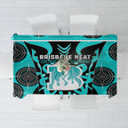Custom Brisbane Heat Tablecloth We Are The Champions Aboriginal Art