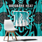 Custom Brisbane Heat Window Curtain We Are The Champions Aboriginal Art