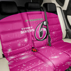 Personalised BBL Sydney Sixers Back Car Seat Cover 4th Champions 2024 New History