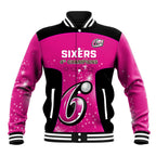 Personalised BBL Sydney Sixers Baseball Jacket 4th Champions 2024 New History