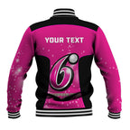 Personalised BBL Sydney Sixers Baseball Jacket 4th Champions 2024 New History