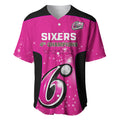 Personalised BBL Sydney Sixers Baseball Jersey 4th Champions 2024 New History
