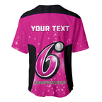 Personalised BBL Sydney Sixers Baseball Jersey 4th Champions 2024 New History