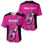 Personalised BBL Sydney Sixers Baseball Jersey 4th Champions 2024 New History